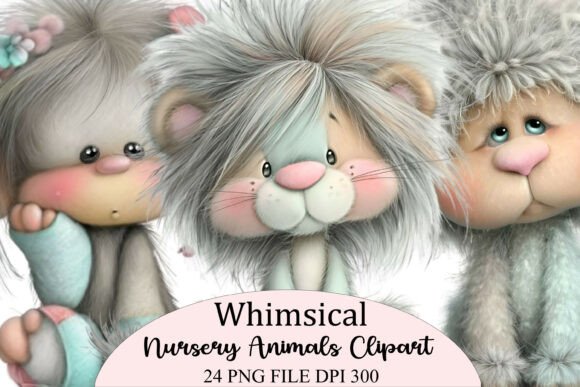 Download Watercolor Nursery Animals Clipart - Water Collection