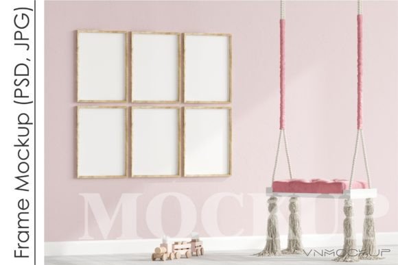 Download Nursery Frame Mockup, Modern Kid's Room - Mockup Collection