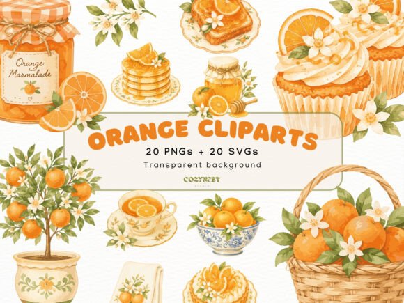 Download Orange Watercolor Cliparts Mediterranean - Water Collection