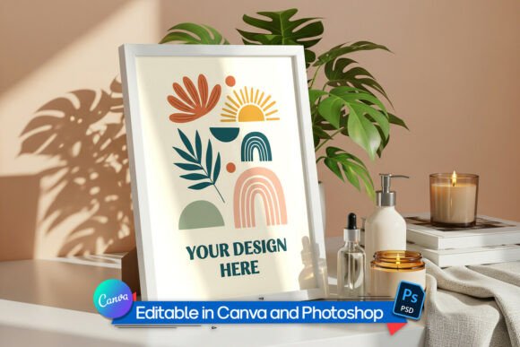 Download Cozy Girly Bedroom Frame Mockup - Mockup Collection