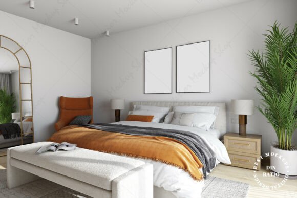 Download Bedroom Mockup Autumn - Mockup Collection
