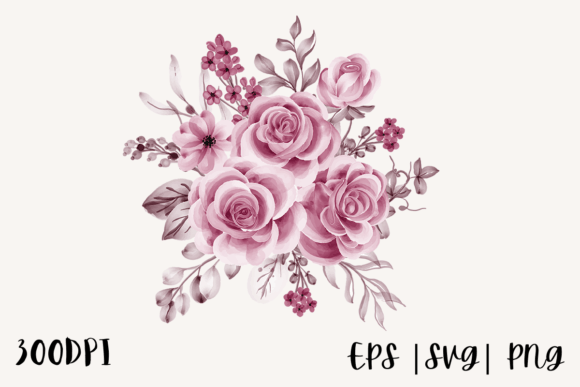 Download Watercolor Rose Illustration Png - Water Collection