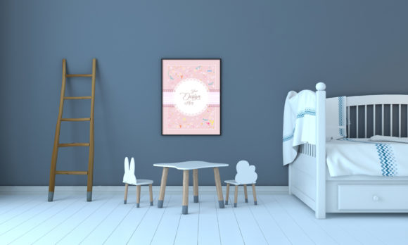 Download Minimalist Kids Bedroom Empty Frames - Kids Collection