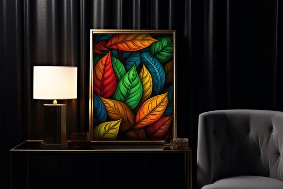 Download Dark Interior Picture Frame Mockup - Mockup Collection