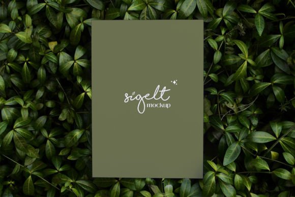 Download Leafy Garden Digital A4 Mockup - Mockup Collection