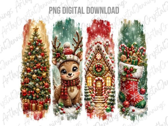 Download Christmas Holiday Watercolor Brushstroke - Water Collection