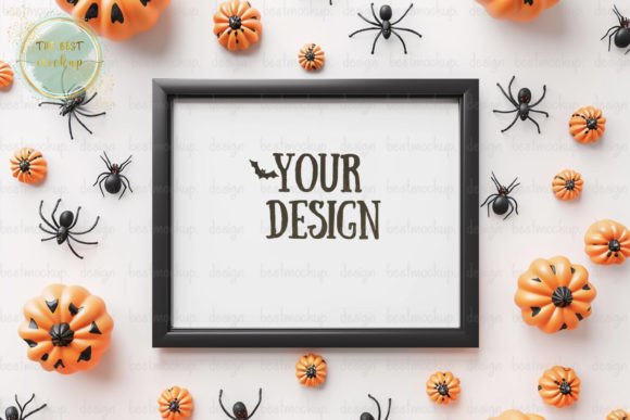 Download Digital Frame Mockup | Pumpkin - Mockup Collection