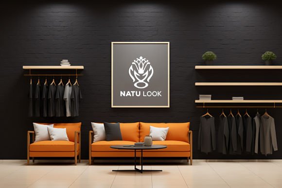 Download Wall Board Logo Mockup_house Wall Board - Mockup Collection