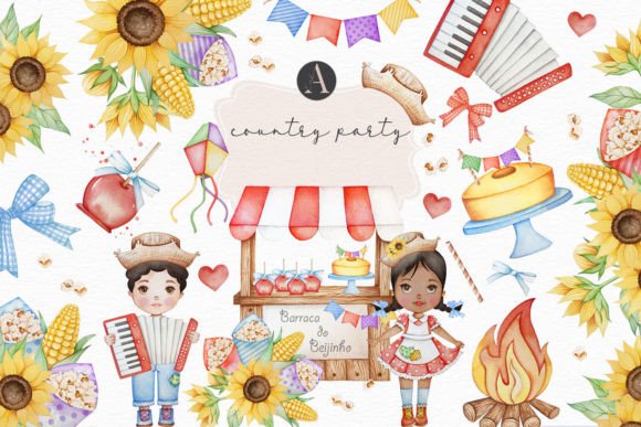 Download June Celebration Watercolor - Water Collection