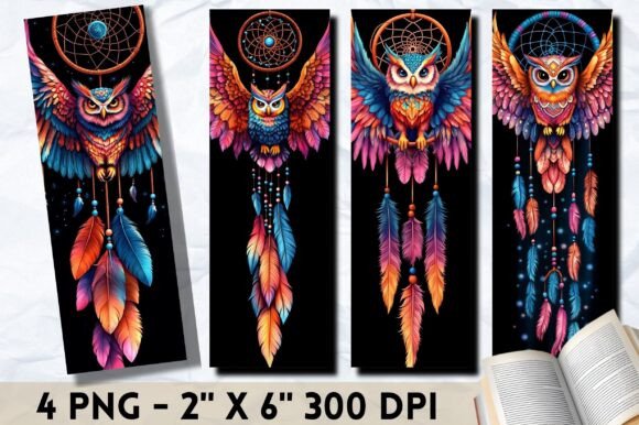 Download Watercolor Owl Printable Bookmark - Water Collection