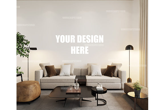 Download Living Room Mockup, Empty Wall Mockup - Empty wall Collection
