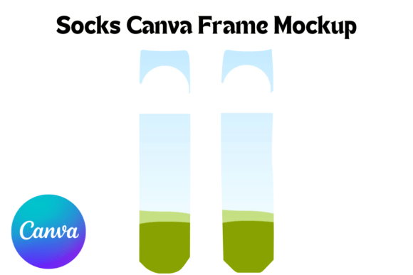 Download Socks Canva Frame Mockup - Mockup Collection