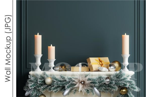 Download Christmas Blank Wall Mockup, Wall Mockup - Mockup Collection