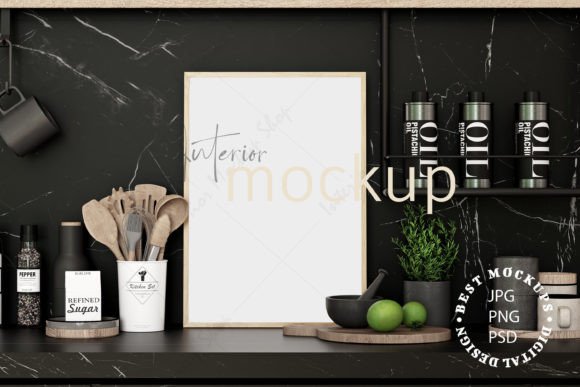 Download Kitchen Frame Mockup - 152 - Mockup Collection