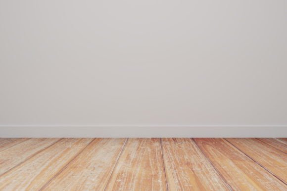 Download White Wall with Wood Floor Mockup - Mockup Collection