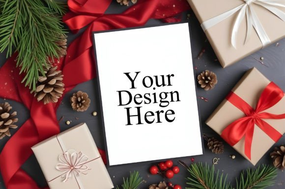 Download Invitation Mockups,Christmas Card Mockup - Mockup Collection
