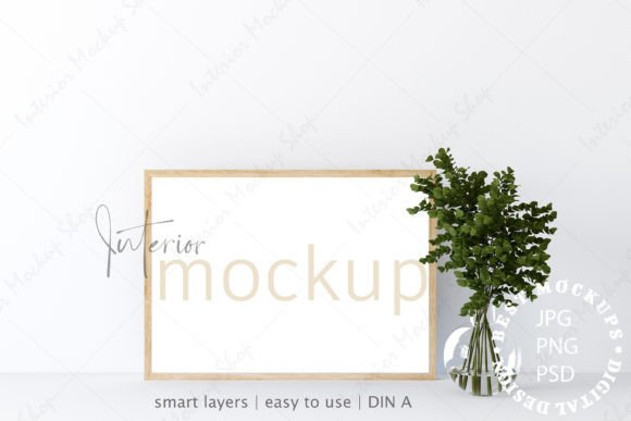 Download Minimalist Frame Mockup, Interior Mockup - Mockup Collection