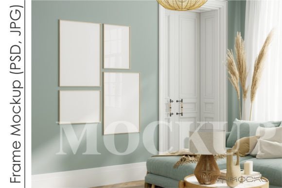 Download Gallery Frame Mockup, Interior Frame - Mockup Collection