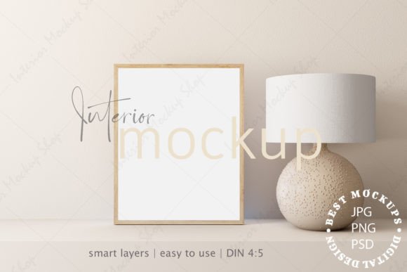 Download Boho Frame Mockup, Interior Mockup - Mockup Collection