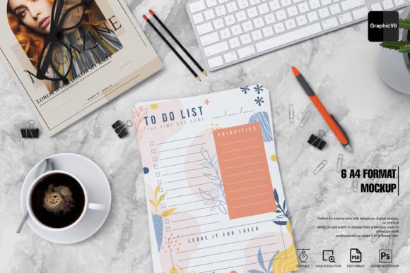 Download A4 Format Mockup 1 - Mockup Collection