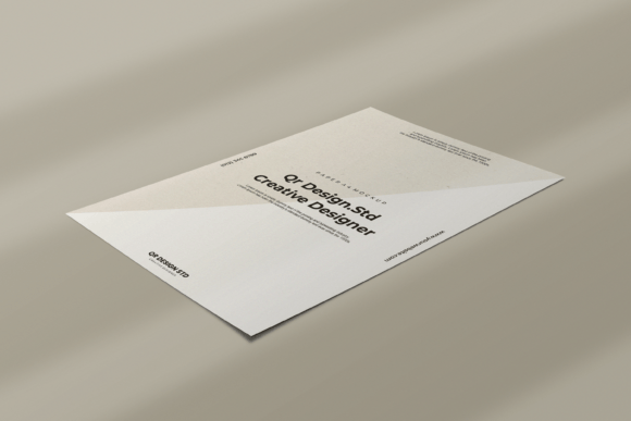 Download Simple Paper A4 Mockup - Mockup Collection