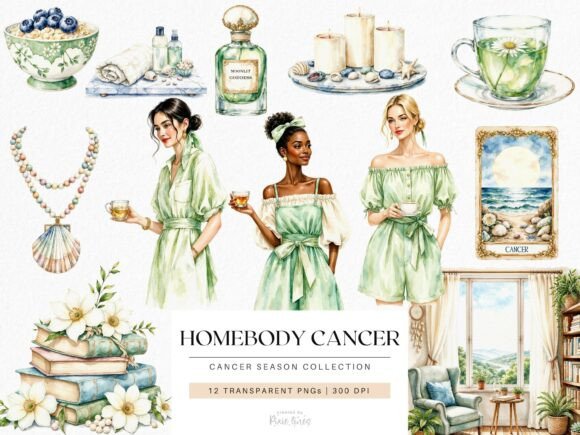 Download Watercolor Zodiac Cancer Season Clipart - Water Collection
