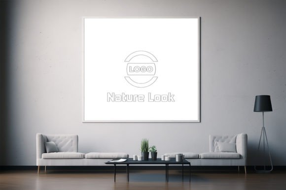 Download Interior White Effect Logo Mockup - Mockup Collection