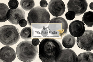 Download Black Watercolor Circles - Water Collection
