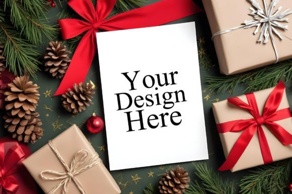 Download Invitation Mockups,Christmas Card Mockup - Mockup Collection