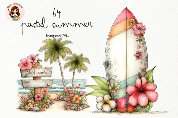 Download Watercolor Pastel Summer PNG Clipart - Water Collection