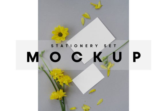 Download Business Cards on Floor Mockup - Mockup Collection