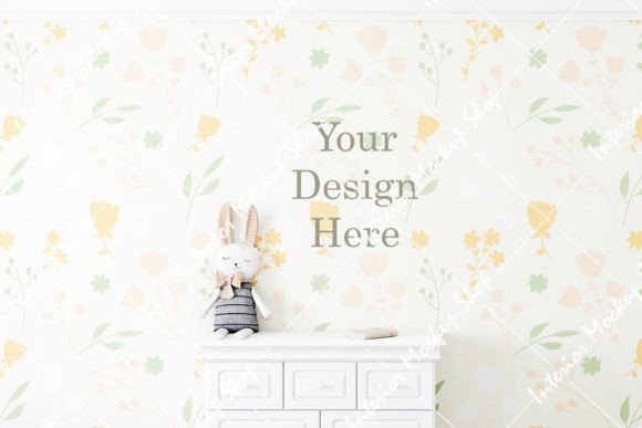 Download Blank Wall Mockup Kids for Frame, JPG - Mockup Collection