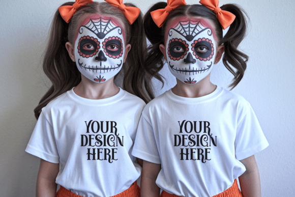 Download Gildan 5000B Kids Halloween Mockup - Mockup Collection