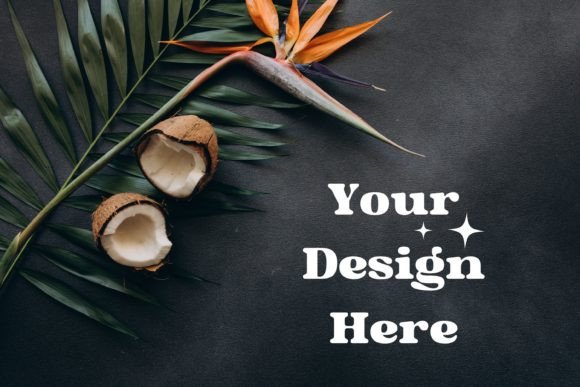 Download Tropical Background Mockup - Mockup Collection