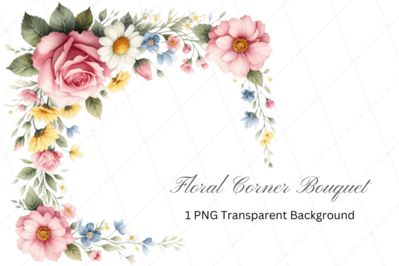 Download Beautiful Floral Watercolor Frame - Water Collection