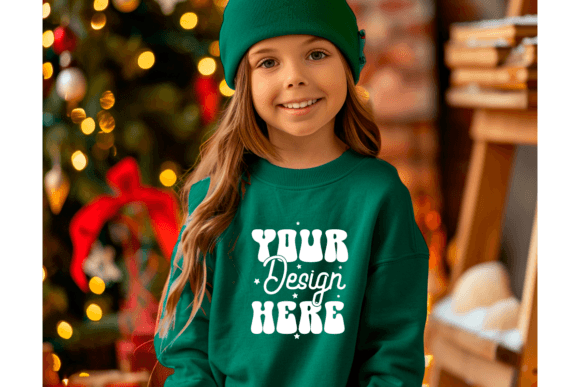 Download Christmas Kids Sweatshirt Mockup 41 - Mockup Collection