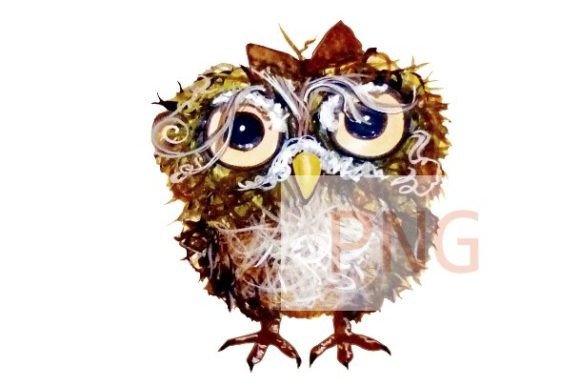 Download Owl Printable Baby Owl Girl Watercolor - Water Collection