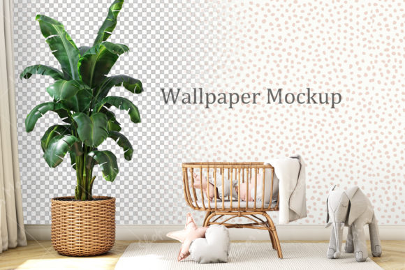 Download Wallpaper Mockup Nursery - Mockup Collection
