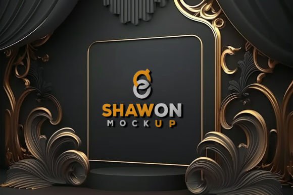 Download Luxury Interior Logo Mockup - Mockup Collection